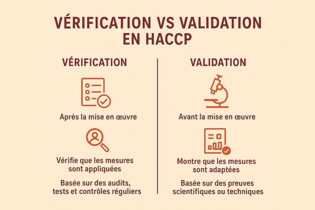La vérification et la validation en HACCP - RCV EXPERT