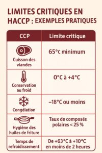 fixer les limites critiques en HACCP - RCV EXPERT